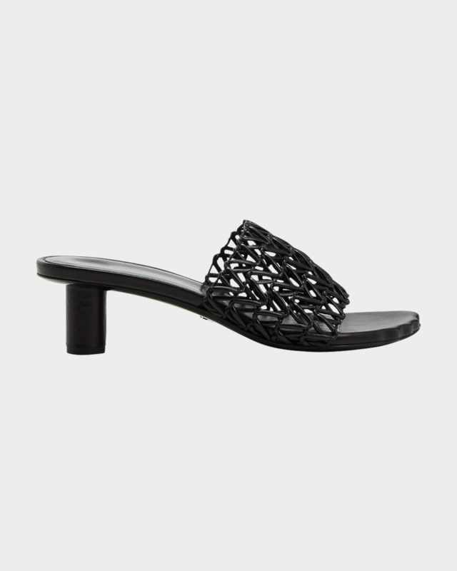 Sculpt Woven Mule Sandals